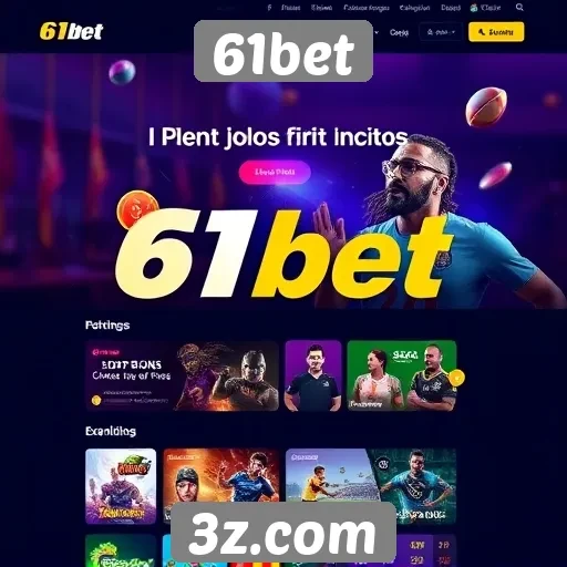 Experiência do usuário na navegação do 61bet